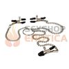 Triple pinza con cadena